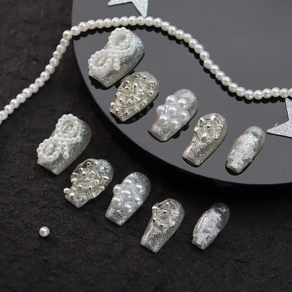 Hot Selling High-End Handmade Ins Style Wearable Nail Art Cross-Border Boutique Application for Fingers